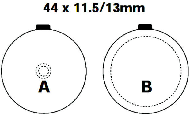 SUZUKI GP 100 C/N/X/DED year 78-87 Brake Pads front