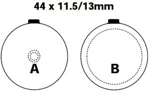 SUZUKI GP 100 C/N/X/DED Bj.78-87 Bremsbelag vorne