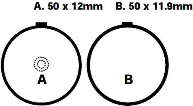 SUZUKI GT 125 C/EC/EN year 78-79 Brake Pads front