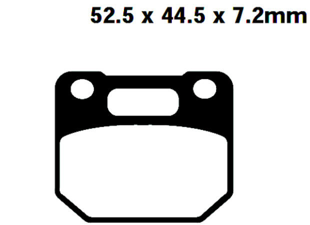 SUZUKI RG 125 UCG/UCH/UCJ/J/BUJ Gamma  Bj.85-91 Bremsbelag vorne