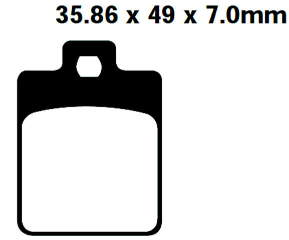 VESPA LX 150 (4T) Bj.05-09 Bremsbelag vorne