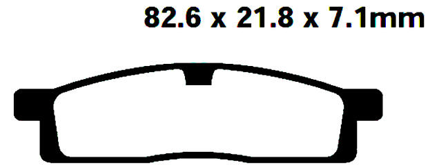 Front Brake PadsYamaha YZ 80 S/T/U/W year 86-89