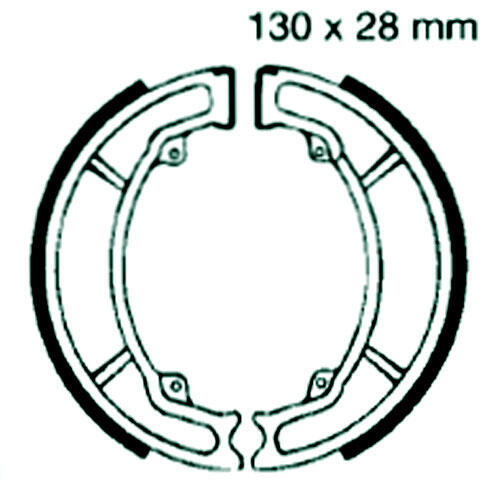 Bremsbelag vorne für Yamaha BL 125 Beluga  Bj.85