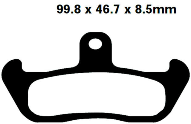 Bremsbelag EBC vorne für Yamaha TDR 125 R Bj. 89-94