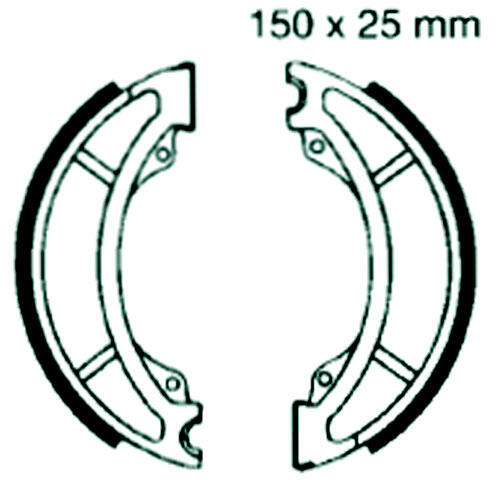 Yamaha SR 250 (4GR1/2/3/4) Bj.93-94 Bremsbelag vorne