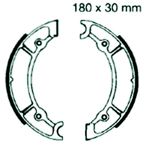 Yamaha XS 250 C year 81 Brake Pads front