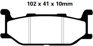 Yamaha XV 1100 Virago year 94-98 Brake Pads front