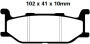 Yamaha XV 1100 Virago year 94-98 Brake Pads front