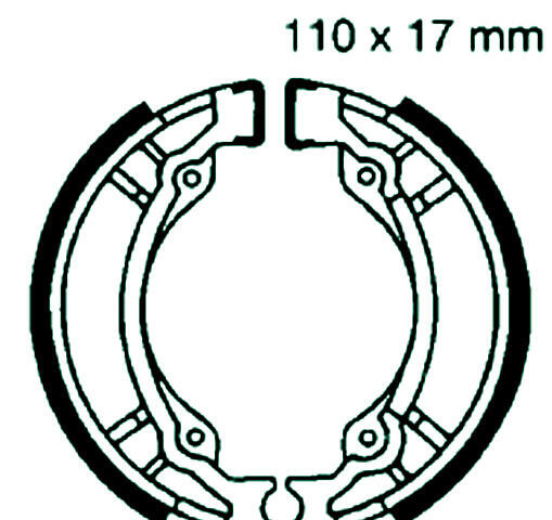 SUZUKI CP 50 C  Bremsbeläge hinten