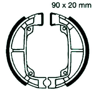 SUZUKI AE 50 L/N/T Style Bj.90-96 Bremsbeläge hinten