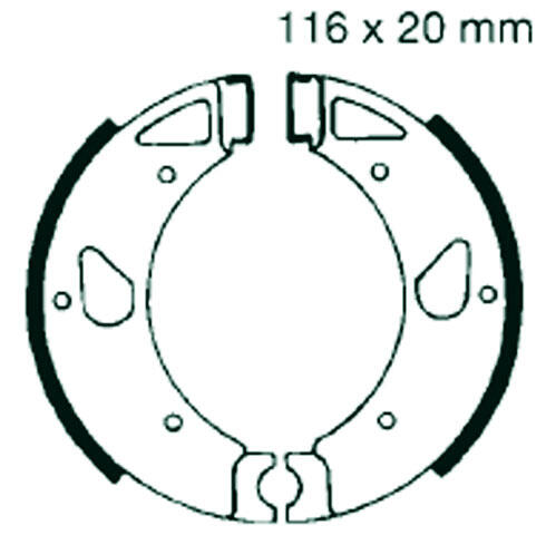 KREIDLER 80 E/L Florett rear brake pads