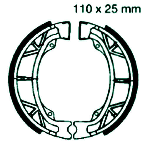 BENELLI Pepe 50/50 LX Bj.99-10 Bremsbeläge hinten