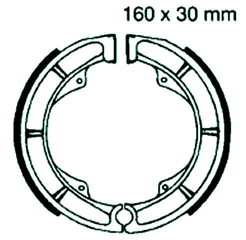 SUZUKI SW-1 (NJ45A) Bj.92 Bremsbeläge hinten