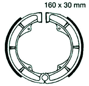 SUZUKI SW-1 (NJ45A) Bj.92 Bremsbeläge hinten