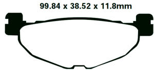 Yamaha XP 500 T-Max (4B5) Bj.08-10 Bremsbeläge hinten