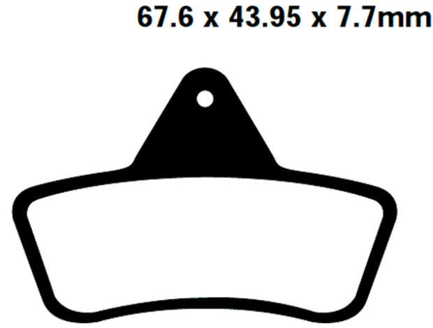 ARCTIC CAT 250 (2x4) Bj.99-00 Bremsbeläge hinten