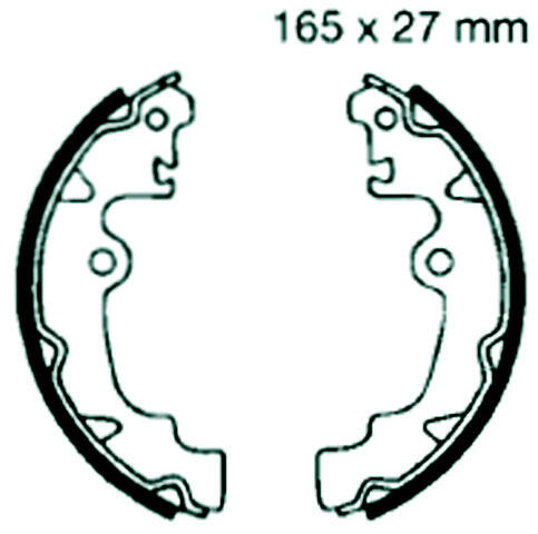 Yamaha YFM 350 XV/XW/XX/XY 2WD - Wolverine year 06-09 rear brake pads