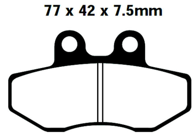 GOES GS 50 X Bj.08-09 Bremsbeläge hinten