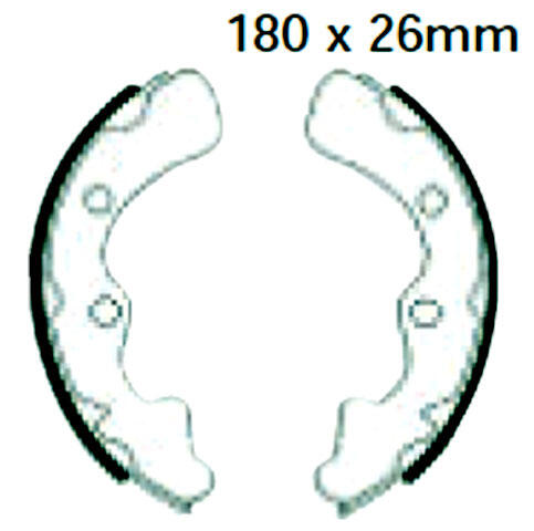 KAWASAKI KAF 950 G9F (Mule 4010 Trans 4x4 Diesel) Bj.09 Bremsbeläge hinten