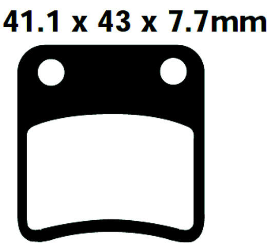 DAELIM B-Bone 125 year 09 rear brake pads