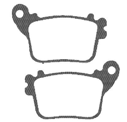 SUZUKI GSXR 1000 K9/L0 Bj.09-10 Bremsbeläge hinten