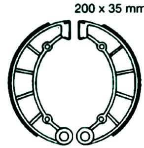 KAWASAKI Z 900 A4 Bj.77 Bremsbeläge hinten