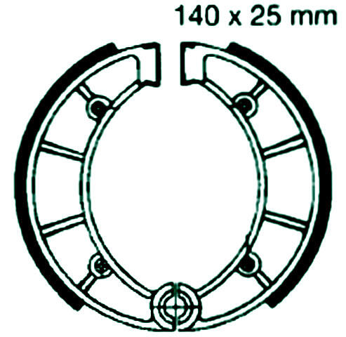 PUCH M50 Sport year 73-74 rear brake pads
