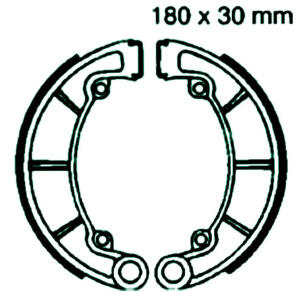 KAWASAKI KH 250 B1-B5 Bj.77-82 Bremsbeläge hinten