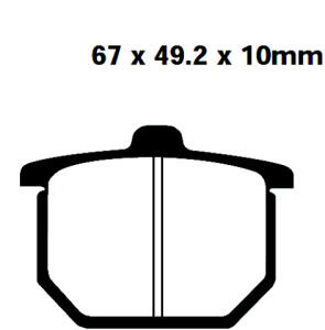 Honda GL 1100 A/DA/B/DB (SC02) Bj.80-82 Bremsbeläge...