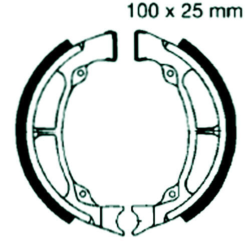 SUZUKI FZ 50 N/X/Z Suzy year 80-82 rear brake pads