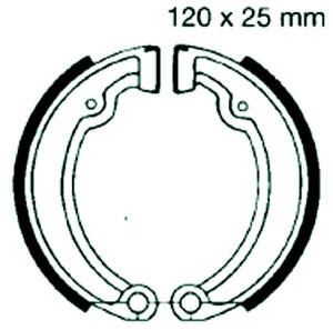 MZ/MUZ Simson year 80-94 rear brake pads