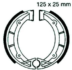 GARELLI 125 XR/XRD Tiger Bj.83- Bremsbeläge hinten