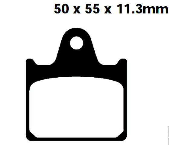 Honda VF 1000 RE/RF/RG Bj.84-86 Bremsbeläge hinten