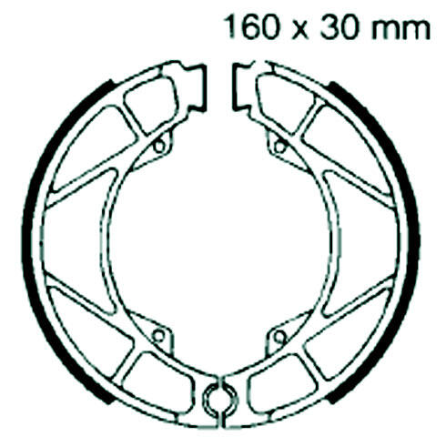 GARELLI GTA 125 year 85 rear brake pads