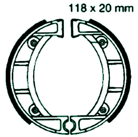 MALAGUTI 50 Fifty Top Bj.85- Bremsbeläge hinten