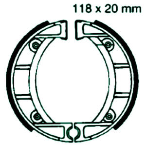 MALAGUTI 50 Fifty Top year 85- rear brake pads