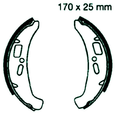 PIAGGIO Cosa 2 150 Bj.91-97 Bremsbeläge hinten
