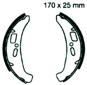 PIAGGIO Cosa 2 150 Bj.91-97 Bremsbeläge hinten