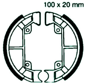 GILERA Typhoon 50, All models year 93-95 rear brake pads