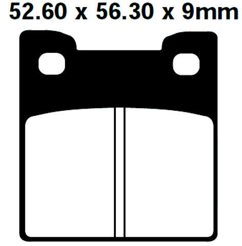 SUZUKI RF 900 RR/RS/RS2 year 94-95 rear brake pads