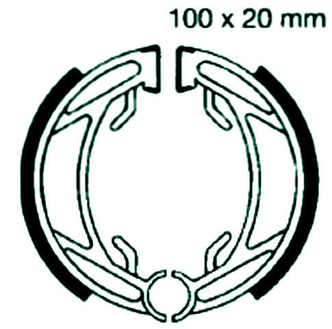 für KTM 60 SX Bj.98-99 Bremsbeläge hinten