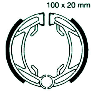 für KTM 60 SX Bj.98-99 Bremsbeläge hinten