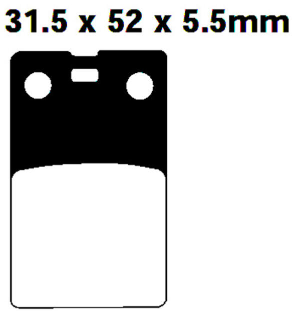 Pastiglie freni anteriori tipo FA099 adatte a più modelli