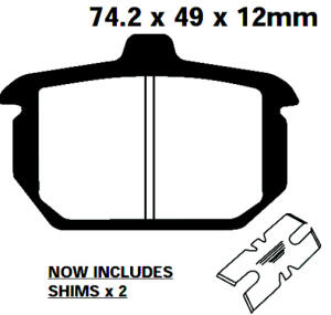 FA078 Blackstuff Bremsklötze - Bremsbeläge