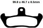 Bremsbeläge für Gilera RC/600/C