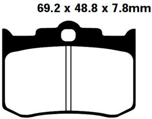 FA216/3 Blackstuff Bremsklötze - Bremsbeläge