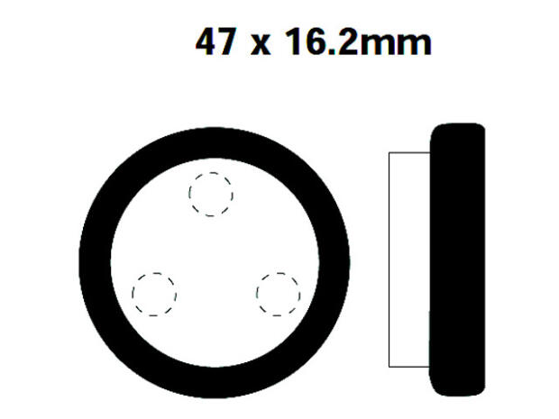 FA021 Blackstuff Bremsklötze - Bremsbeläge
