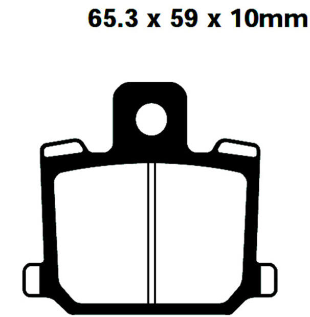 Bremsbeläge für Yamaha RD 250/350 LC