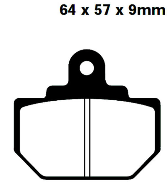 Bremsbeläge Hinten für Honda FL 400 R/RK/RL "Pilot" 89-93
