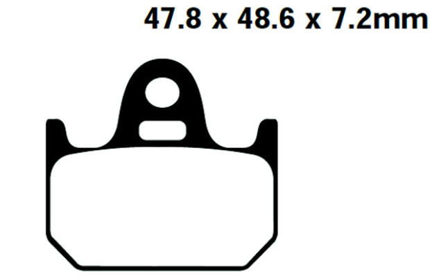 FA162 Bremsbeläge Yamaha TZ 125 / 250